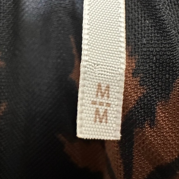 FREE PEOPLE Black Wildflower Honey Floral Stretch Mesh Blouson Ruffle Top - Picture 7 of 8